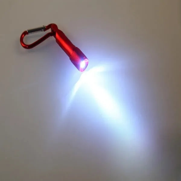 Keychain LED Flashlight Mini Key Ring Portable Pocket Torch