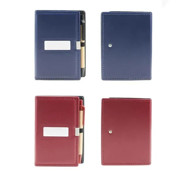 Pu Business Notepad With Pen