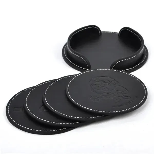 Giveaway Leather 4 Coaster Sets