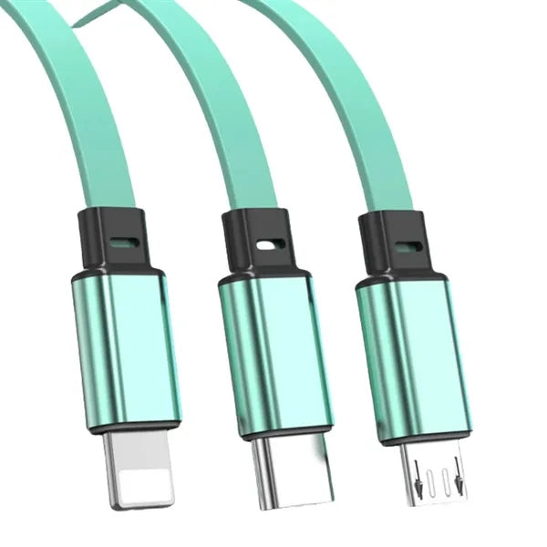 3 In 1 Retractable Charging Cable For Phones And Devices
