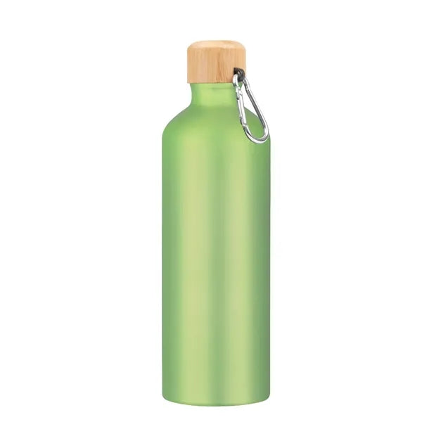 Bike Bottle With Bamboo Lid