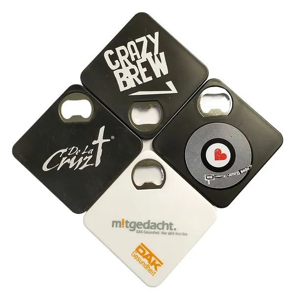 ABS & Stainless Steel Bottle Opener Coaster