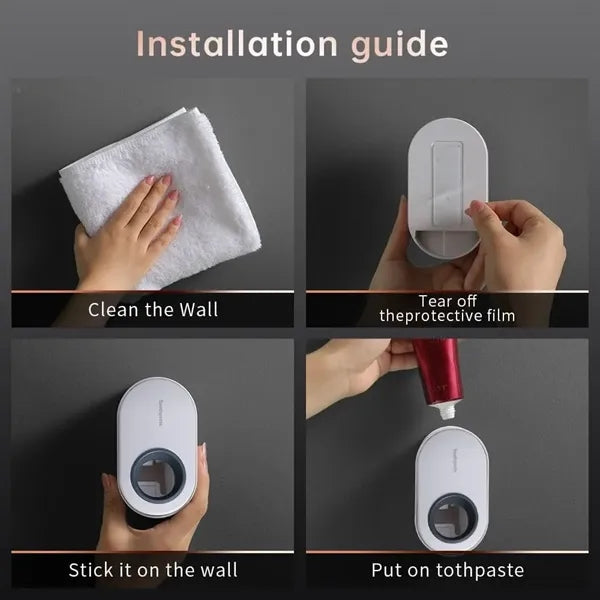 Wall Mounted Toothpaste Dispense