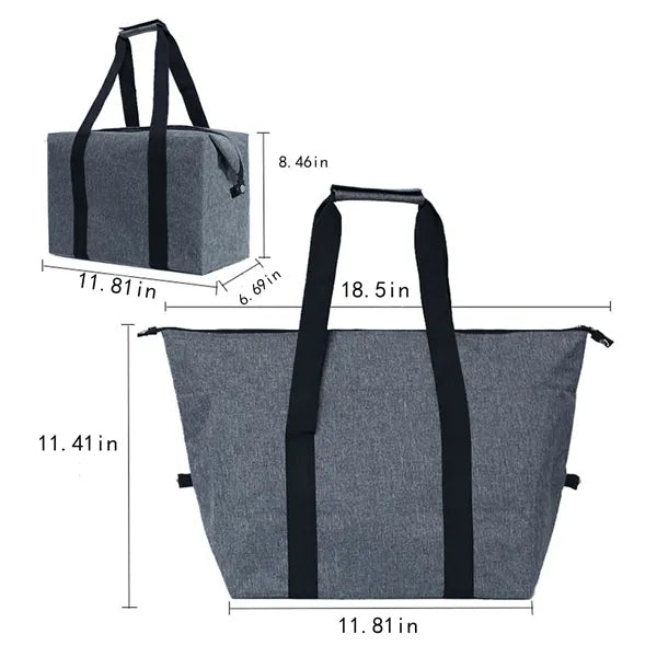 Insulated foldable sof cold bag