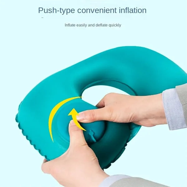 Inflatable U-Shaped Pillow