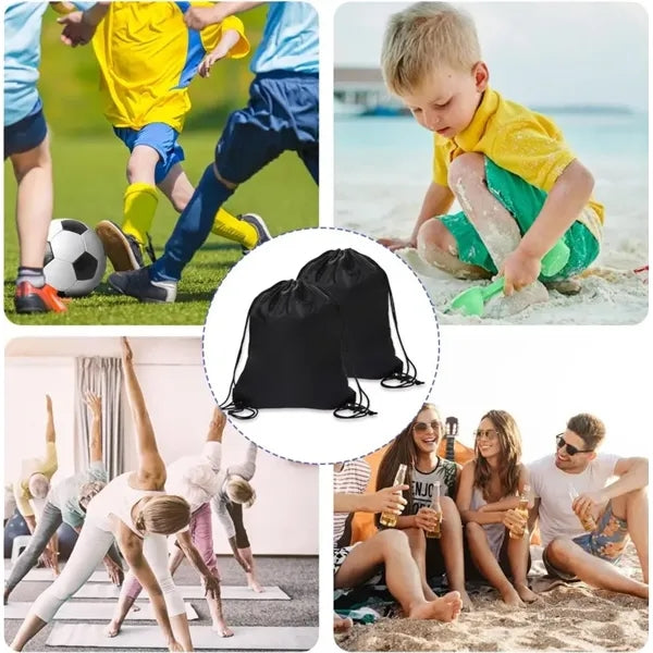 Drawstring Backpack Bags Sports