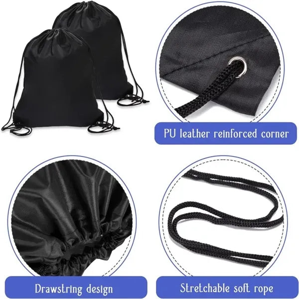 Drawstring Backpack Bags Sports