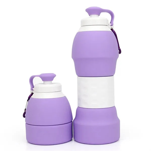 20 OZ Collapsible Silicone Water Bottle