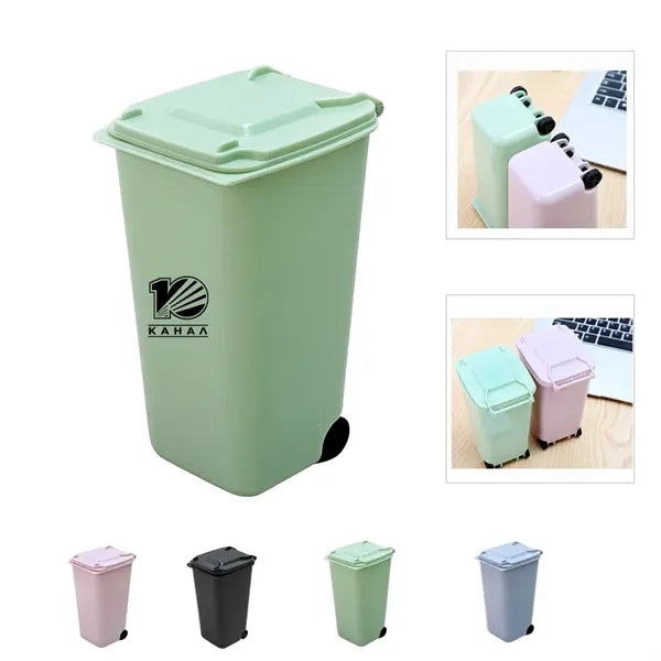 Creative Mini Trash Can Desktop Pen Holder