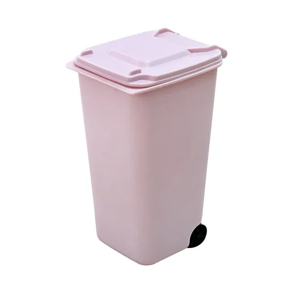 Creative Mini Trash Can Desktop Pen Holder