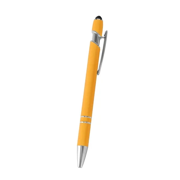 Soft Touch Ballpoint Pen with Stylus Tip