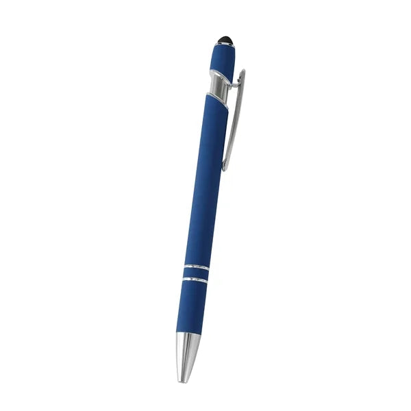 Soft Touch Ballpoint Pen with Stylus Tip