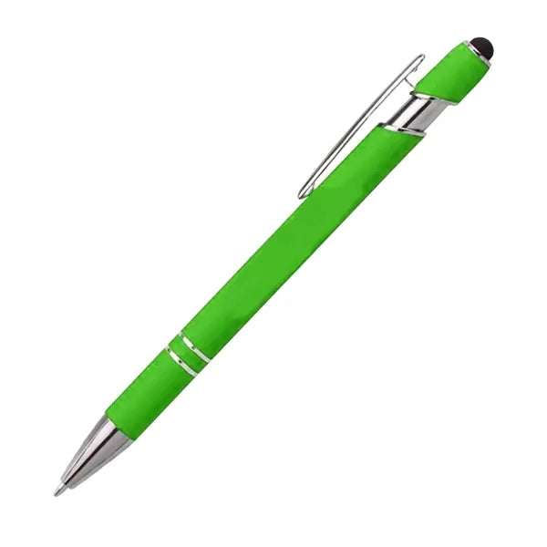 Soft Touch Ballpoint Pen with Stylus Tip