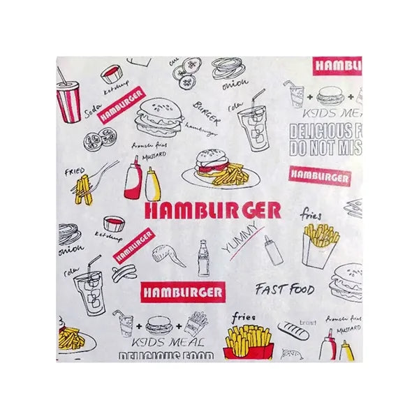 Hamburger Wrapping Paper