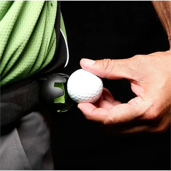 Golf Ball Holder for Waistband and Belt