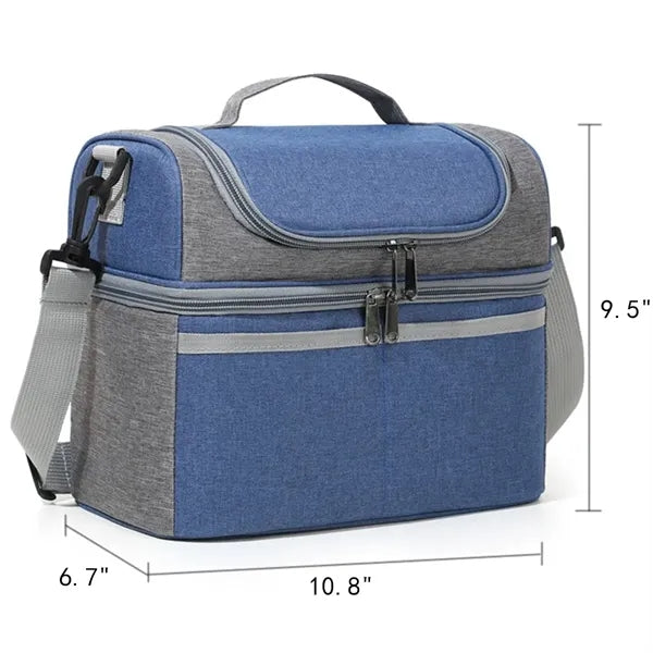 Waterproof Insulated Cooler Lunch Bag With Shoulder Strap