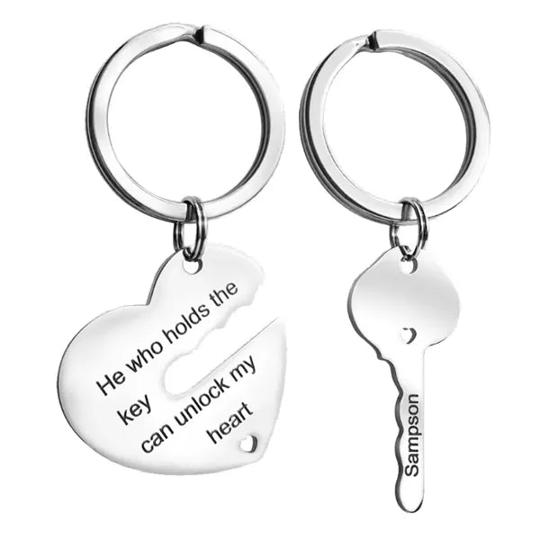 Metal Keychain for Couples
