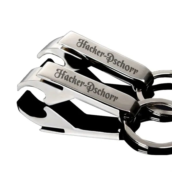 Clamping Bottle Opener Keychain