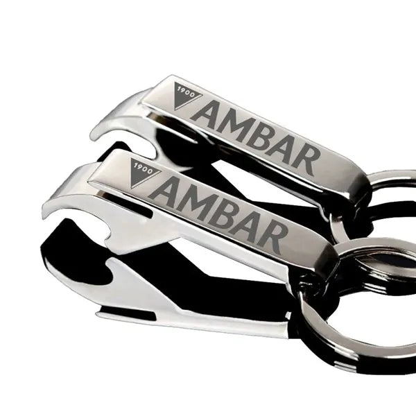 Clamping Bottle Opener Keychain
