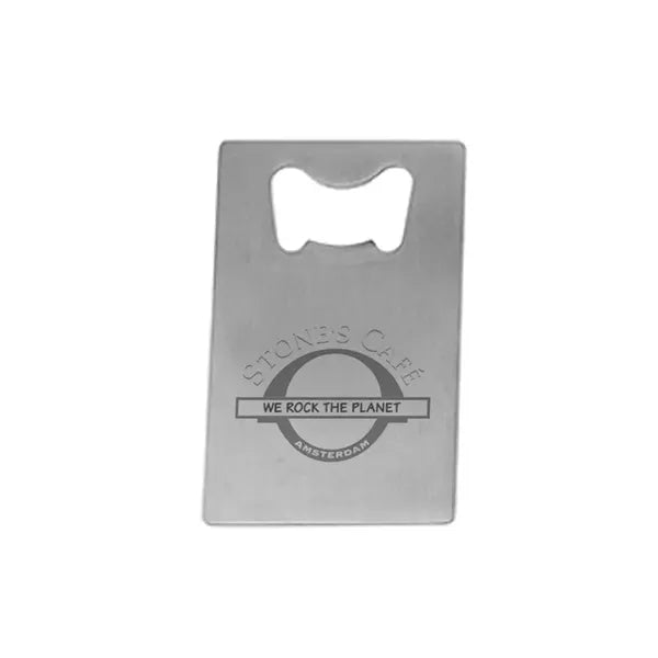 Card-shaped Bottle Opener Keychain