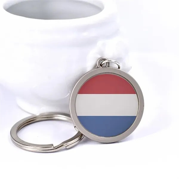 US Flag Keychain