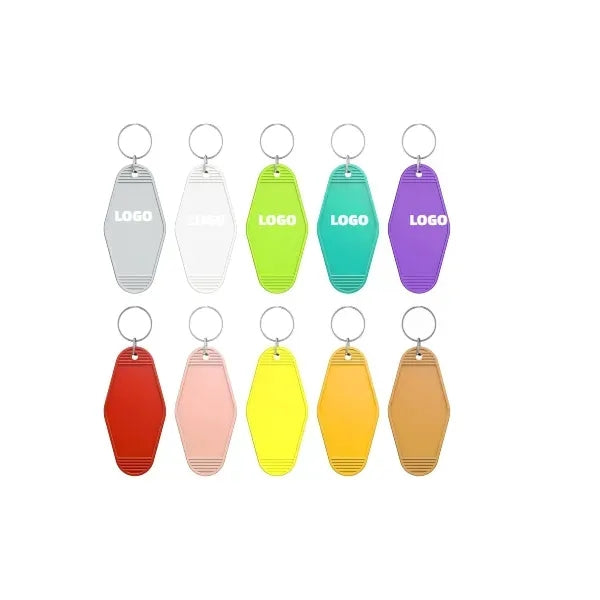 Vintage Plastic Diamond Key Tag