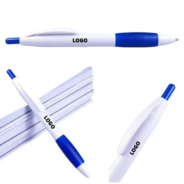 Logo Rubber-Grip Click Pens