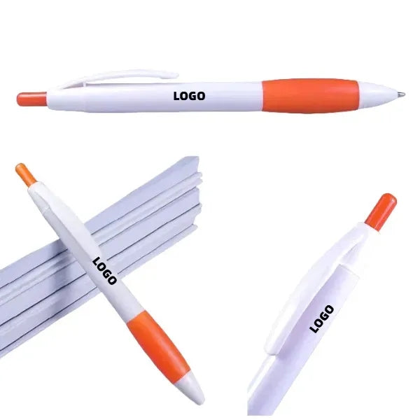 Logo Rubber-Grip Click Pens