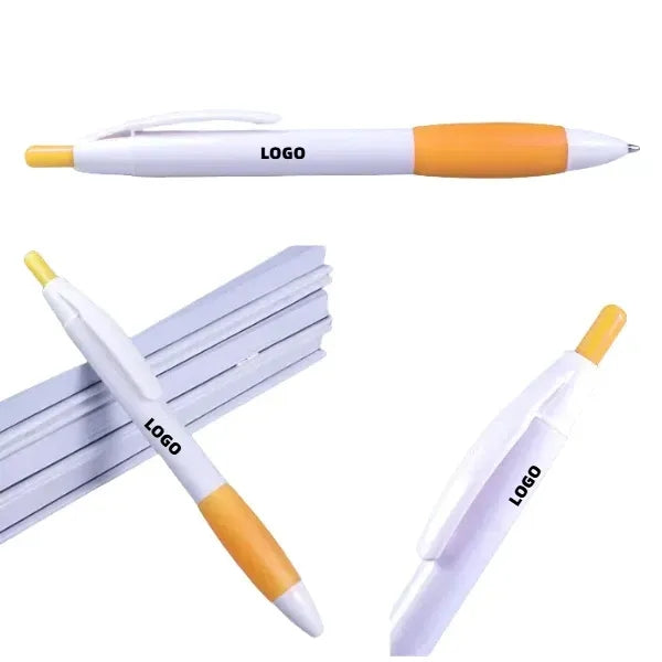 Logo Rubber-Grip Click Pens
