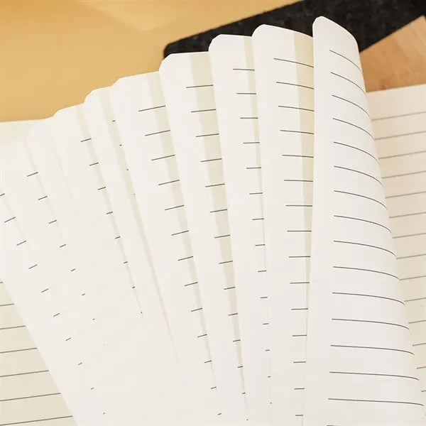 Bamboo Covered Notebook With Pen