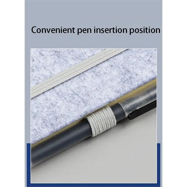 Bamboo Covered Notebook With Pen