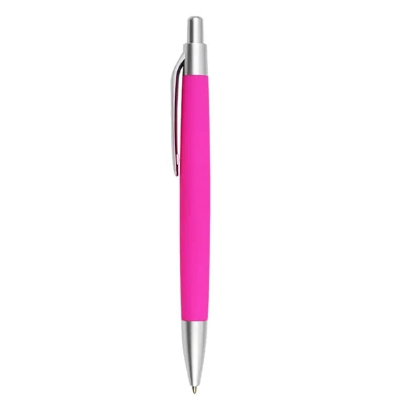 Smooth Writing Plastic Ballpoint Pen with Comfortable Grip