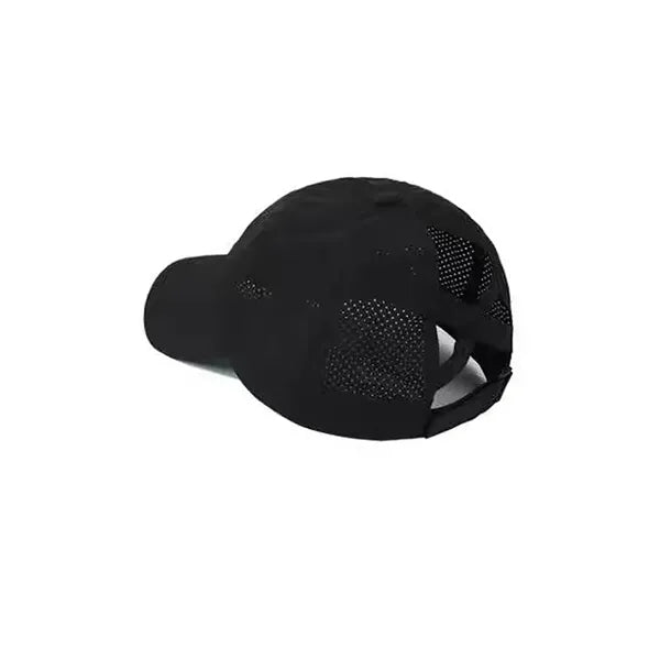 Casual Cross-Design Mesh Baseball Cap