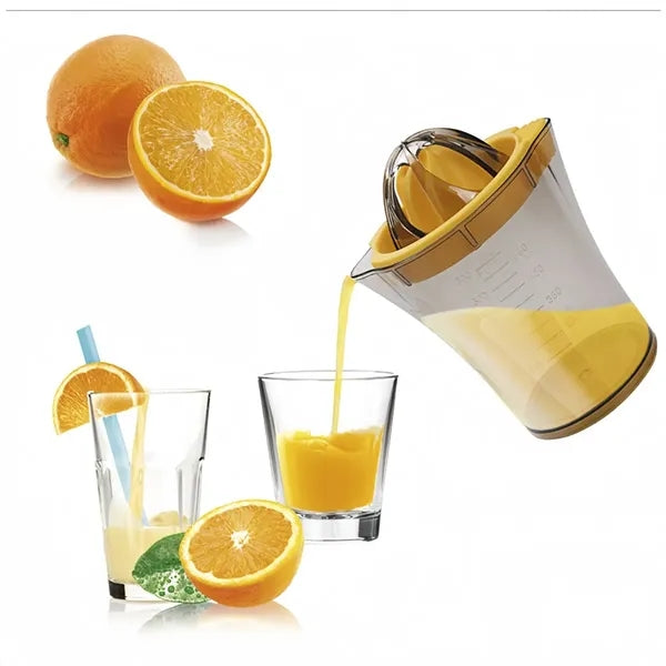 Manual Orange And Lime Juicer With Zester For Kitchen Use