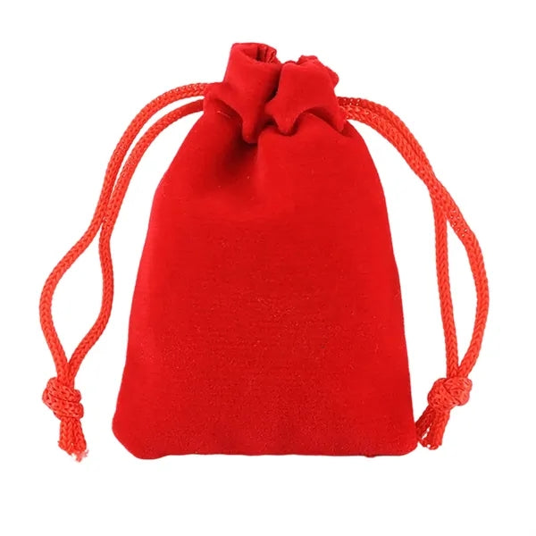 Luxe Flocking Jewelry Pouch
