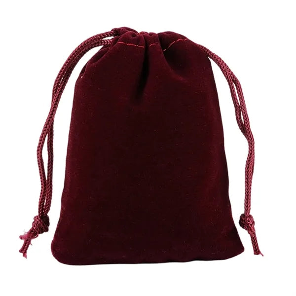 Luxe Flocking Jewelry Pouch