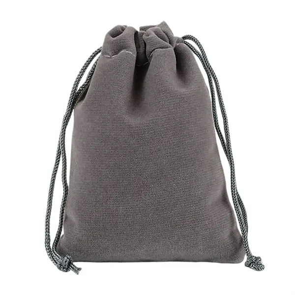 Luxe Flocking Jewelry Pouch