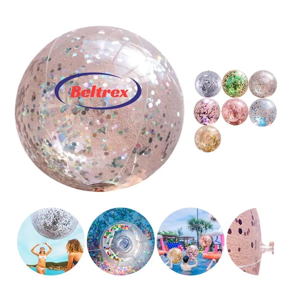 Sparkle-Filled Beach Ball