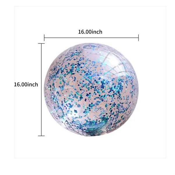 Sparkle-Filled Beach Ball