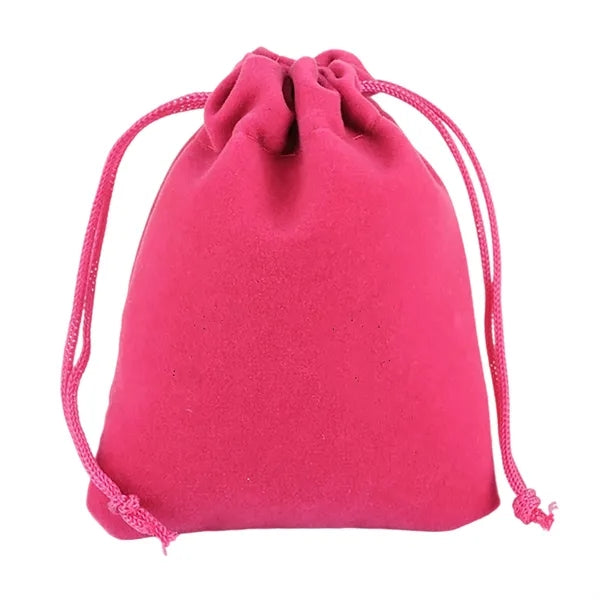 Luxe Flocking Jewelry Pouch