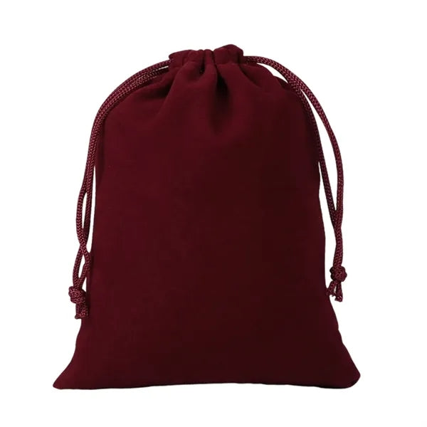 Luxe Flocking Jewelry Pouch