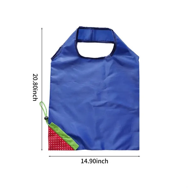 Foldable Strawberry-Shaped Shopping Bag for Eco-Friendly Use