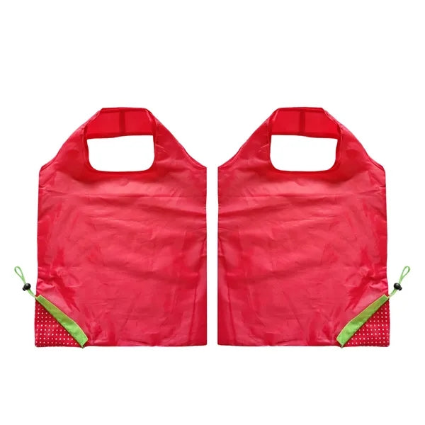 Foldable Strawberry-Shaped Shopping Bag for Eco-Friendly Use