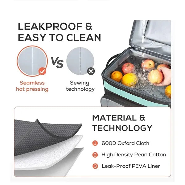 Insulated Soft Rolling Cooler