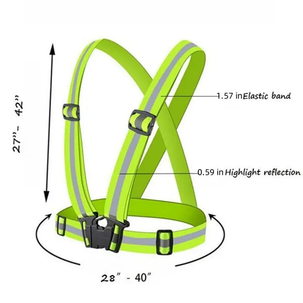 Safety Reflective Vest For Visibility And Protection