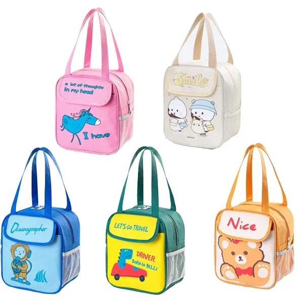 Portable Insulated Bag Lunch Box for Primary School Students