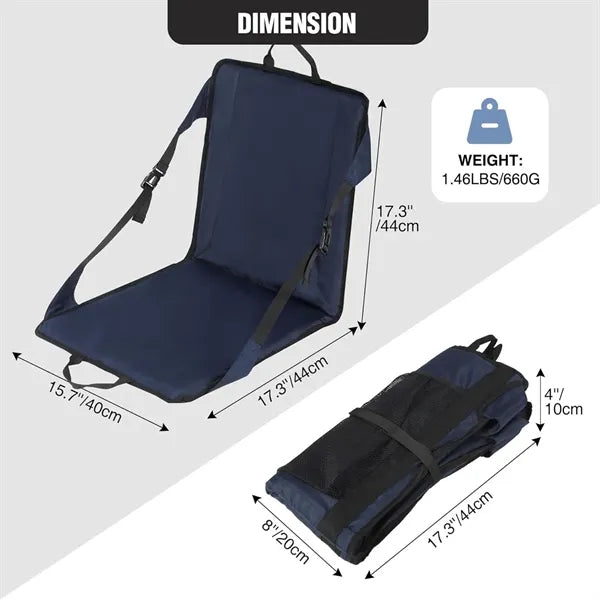 Portable Lightweight Folding Stadium Seat Cushion