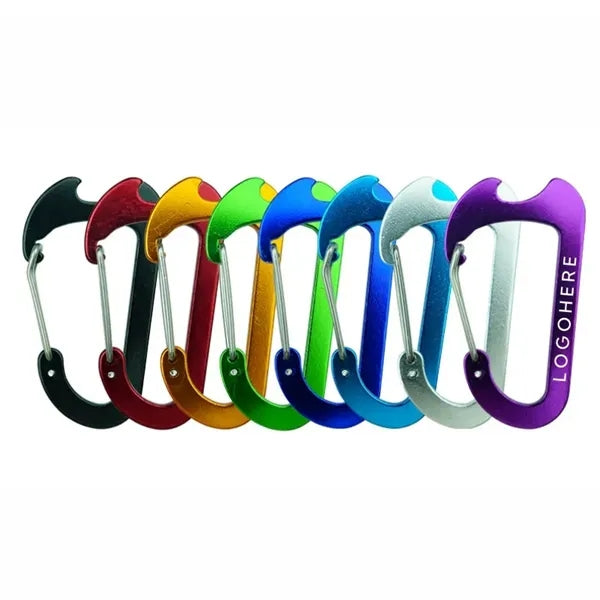 Aluminum Carabiner with Integrated Bottle Opener