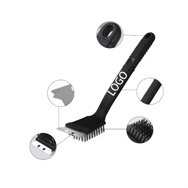 Outdoor barbecue cleaning brush