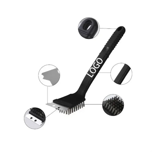 Outdoor barbecue cleaning brush